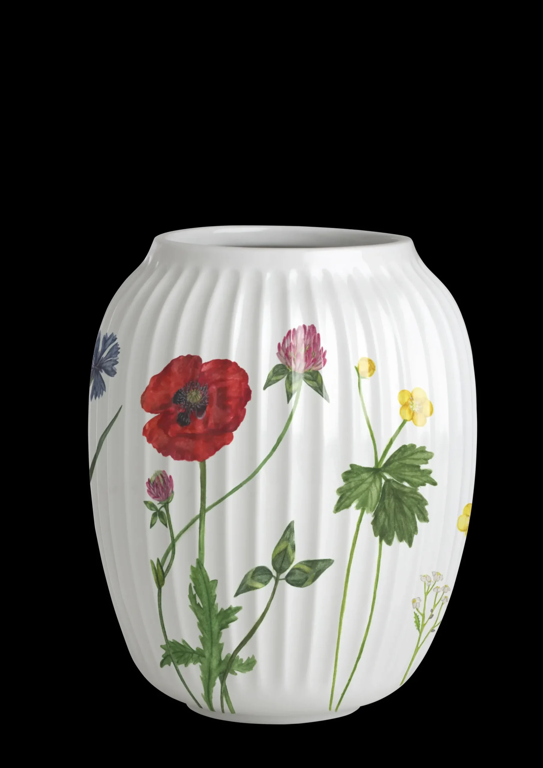 Kähler Vase H21 cm i hvid fra serien Hammershøi Summer