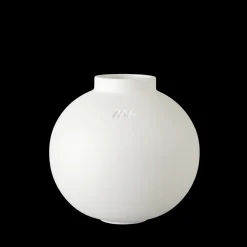 Kähler Vase H20 cm i hvid fra serien Globo | Køb her