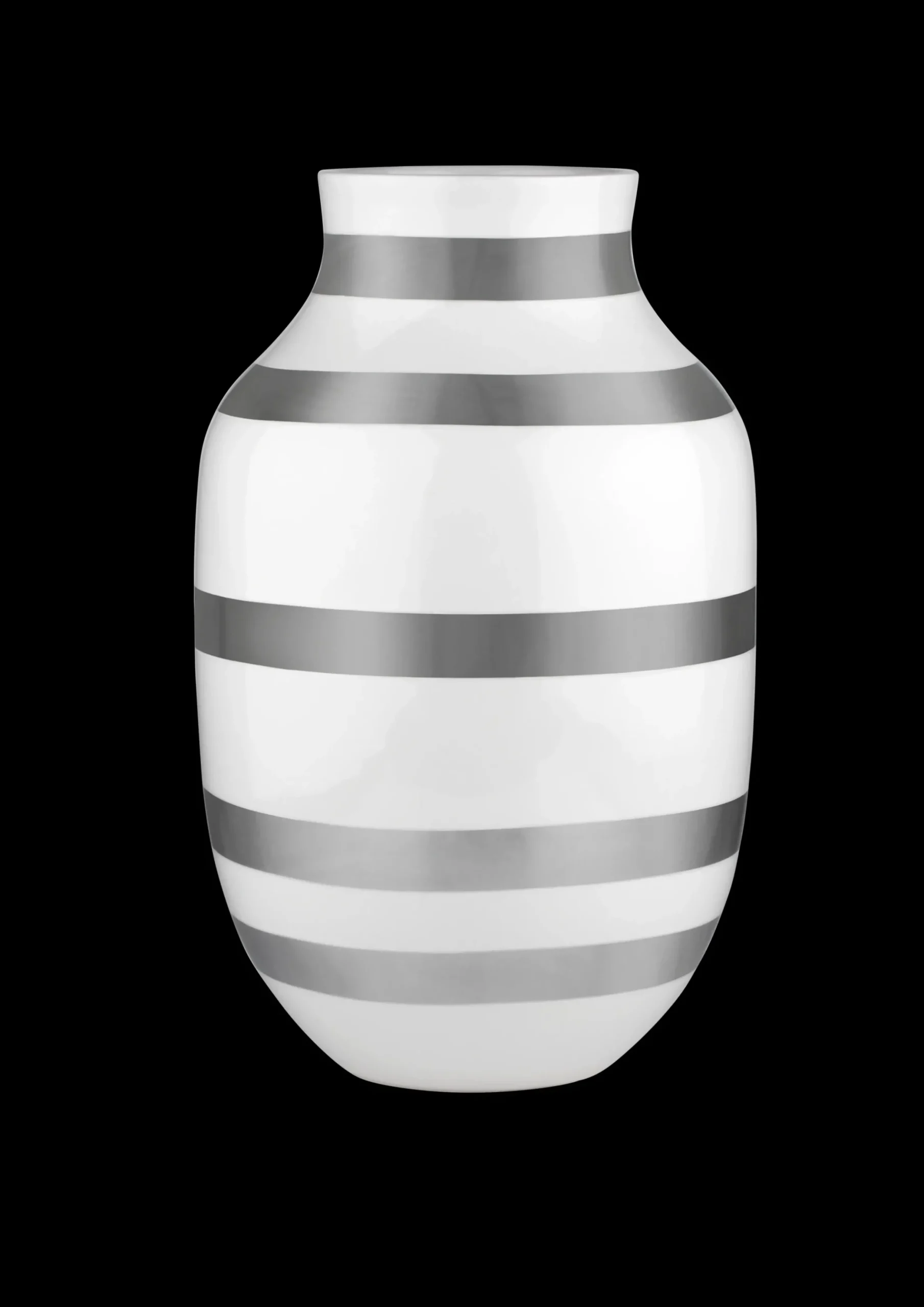Kähler Vase H31 cm i sølv fra serien Omaggio | Køb her