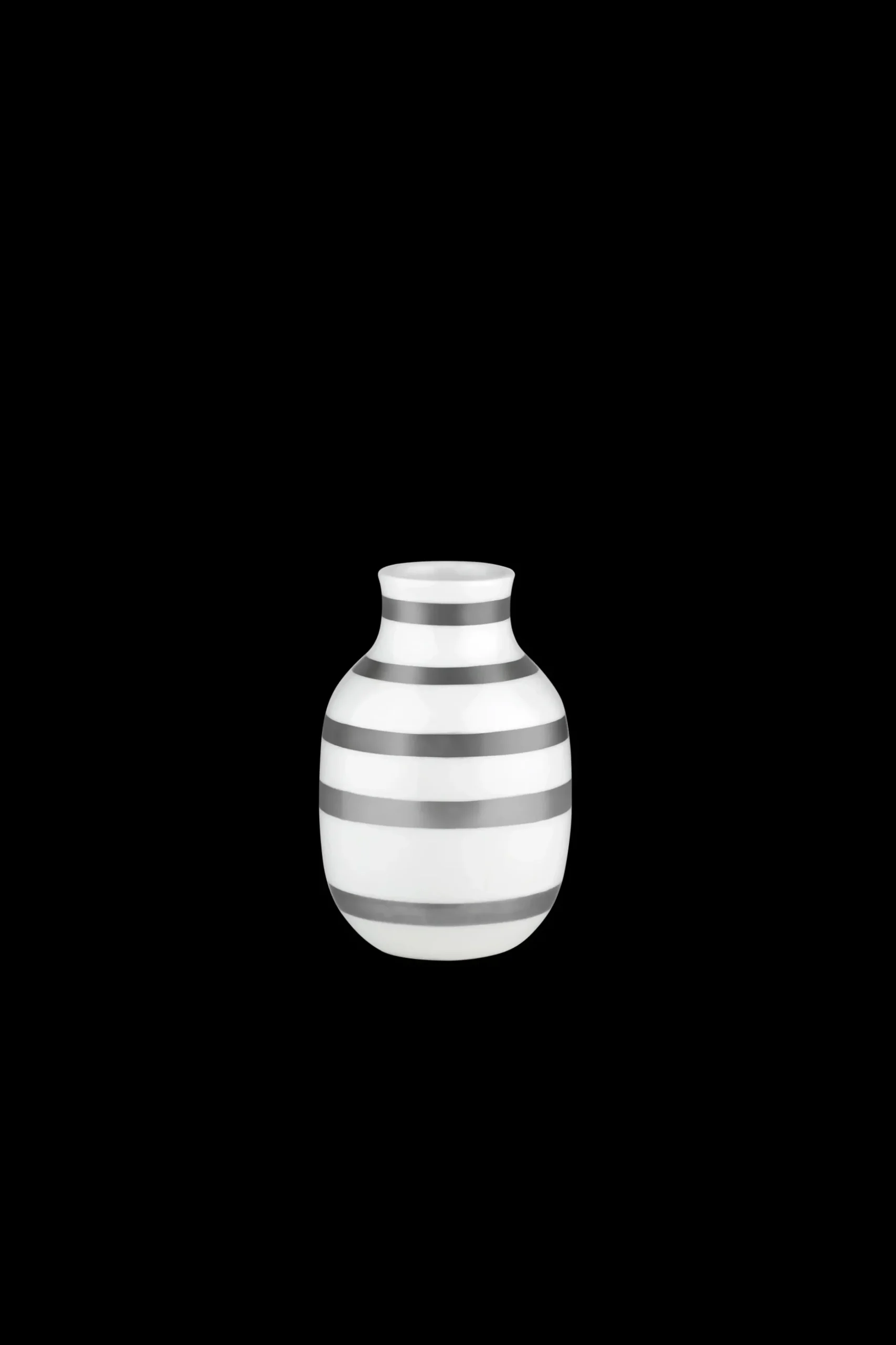Kähler Vase H12.5 cm i sølv fra serien Omaggio | Køb her