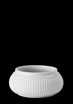 Lyngby Porcelæn Bloklysestage H5.5 i hvid | Køb her