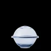 Lyngby Porcelæn Chapeau Bonbonniere midnight blue glas