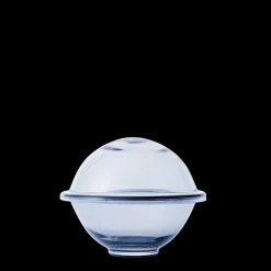 Lyngby Porcelæn Chapeau Bonbonniere midnight blue glas