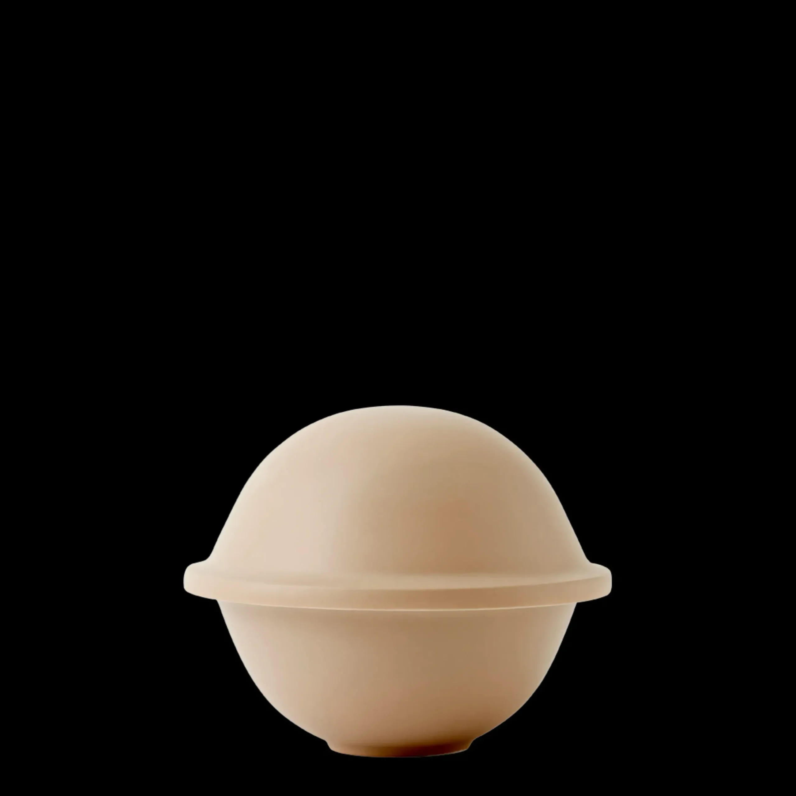 Lyngby Porcelæn Chapeau Bonbonniere Ø16 cm camel porcelæn