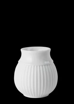 Lyngby Porcelæn Kronelysestage H7 cm i hvid | Køb her