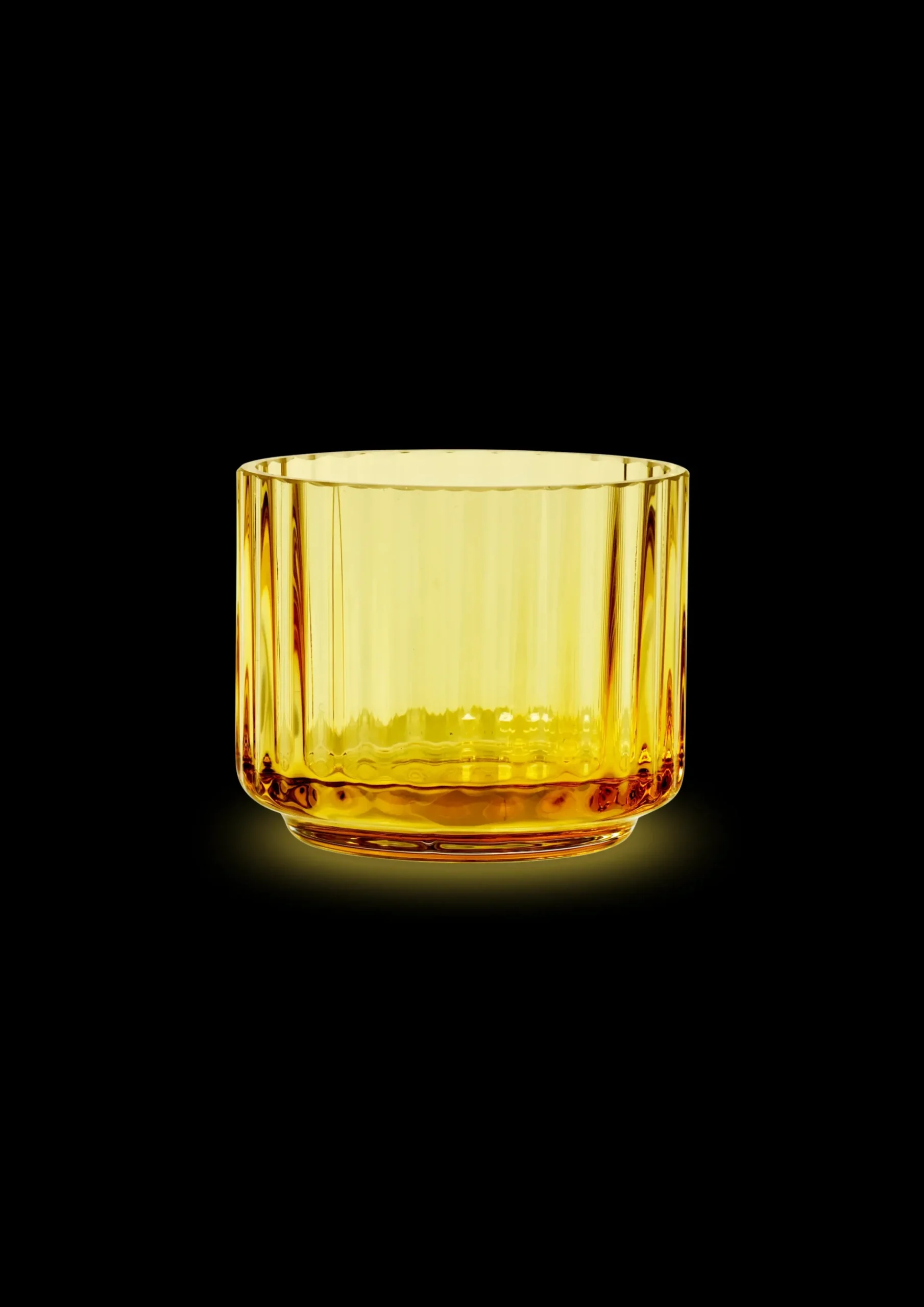 Lyngby Porcelæn Lyngby Fyrfadsstage Ø6.7 cm amber - Køb her