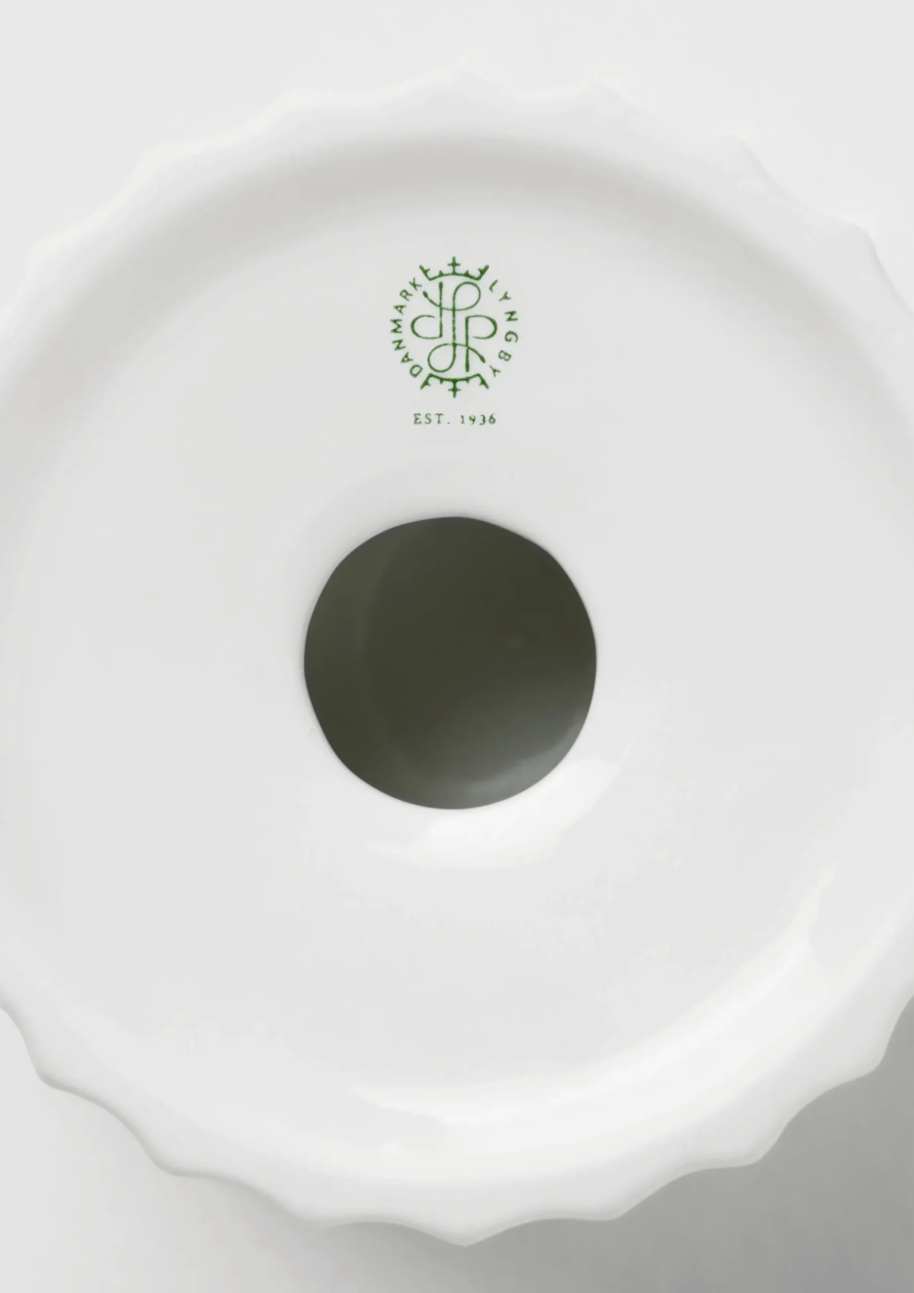 Lyngby Porcelæn Lyngby Tura Fyrfadsstage Ø8 cm hvid | Køb nu