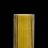 Lyngby Porcelæn Lyngby Vase H15.5 olivengrøn mundblæst glas
