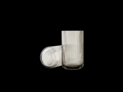 Lyngby Porcelæn Lyngby Vase H38 smoke mundblæst glas