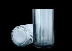 Lyngby Porcelæn Lyngby Vase midnight blue mundblæst glas