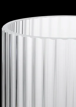 Lyngby Porcelæn Lyngby Vase H20.5 klar mundblæst glas