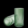 Lyngby Porcelæn Lyngby Vase copenhagen green mundblæst glas