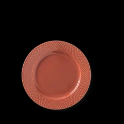 Lyngby Porcelæn Rhombe Color Frokosttallerken terracotta