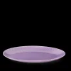 Lyngby Porcelæn Rhombe Color Ovalt serveringsfad lys lilla