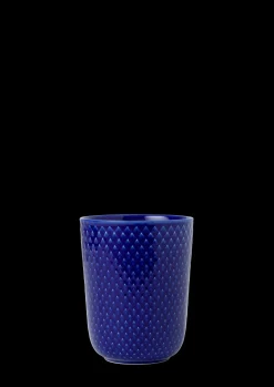 Lyngby Porcelæn Rhombe Color Krus 33 cl mørk blå | Køb her
