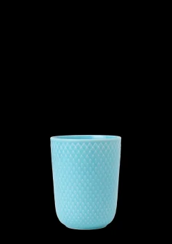 Lyngby Porcelæn Rhombe Color Krus 33 cl turkis | Køb her