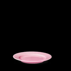 Lyngby Porcelæn Rhombe Color Frokosttallerken Ø21 cm rosa