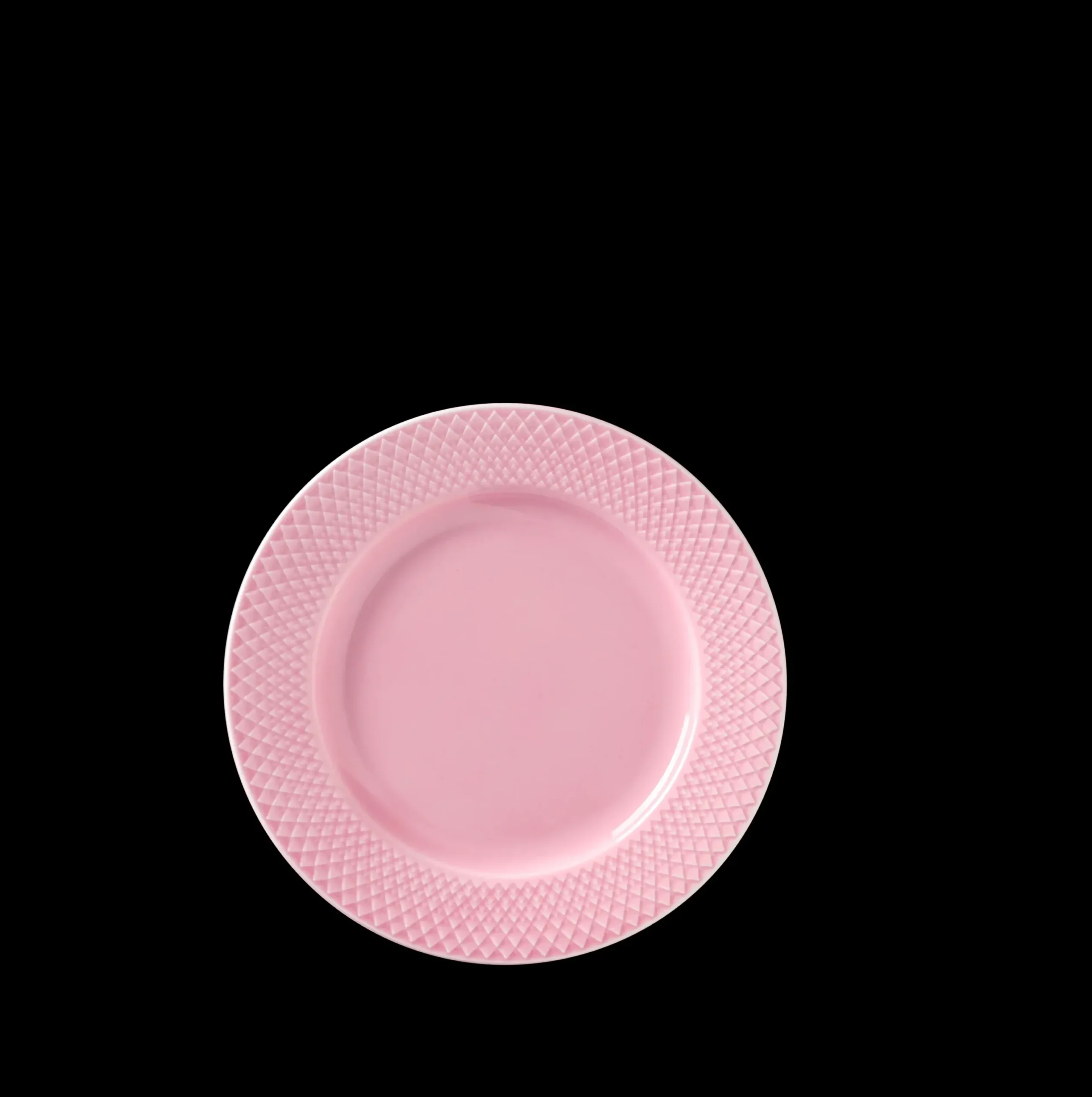 Lyngby Porcelæn Rhombe Color Frokosttallerken Ø21 cm rosa