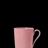 Lyngby Porcelæn Rhombe Color Krus med hank 33 cl rosa