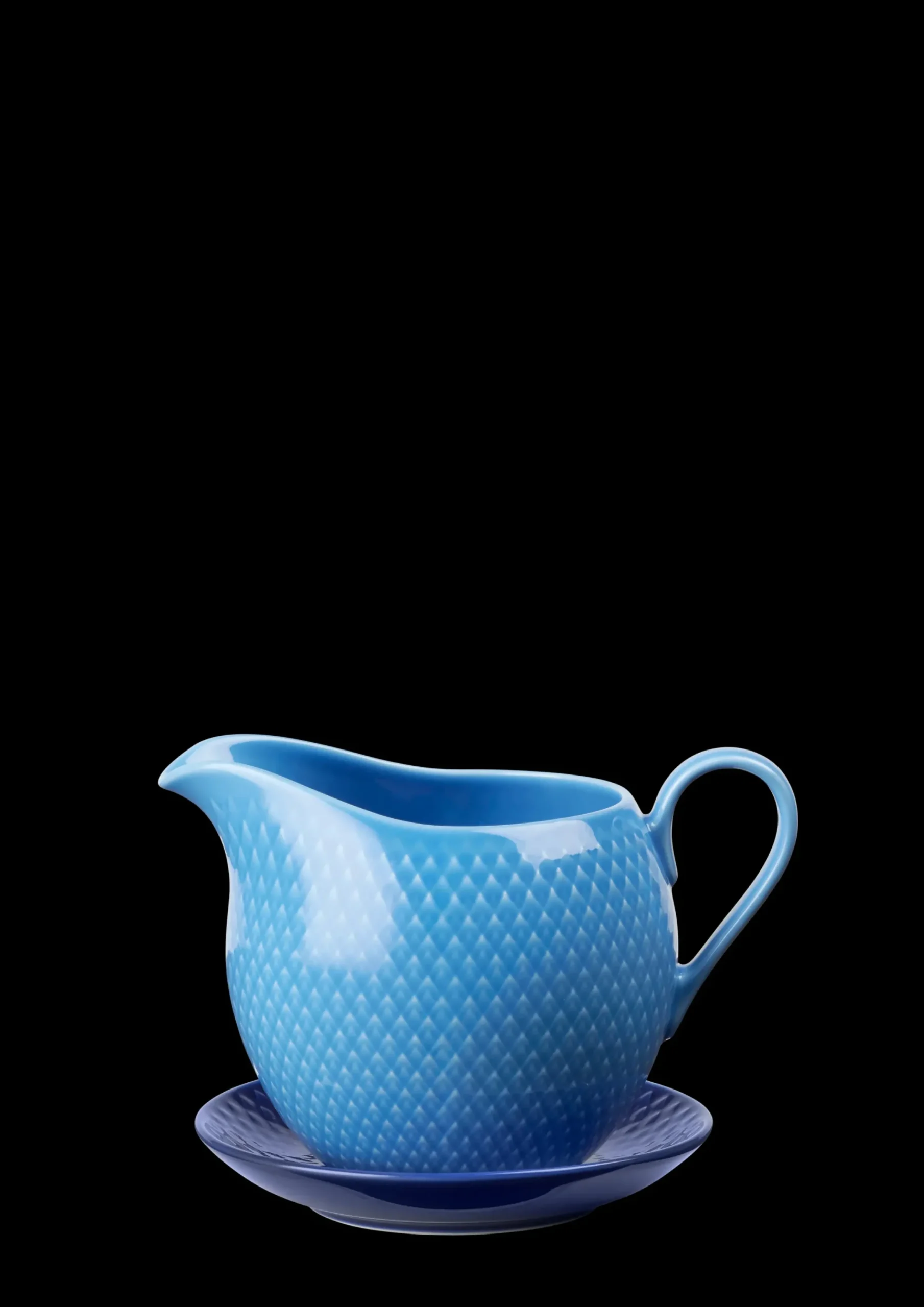 Lyngby Porcelæn Rhombe Color Saucekande 67 cl blå | Køb her