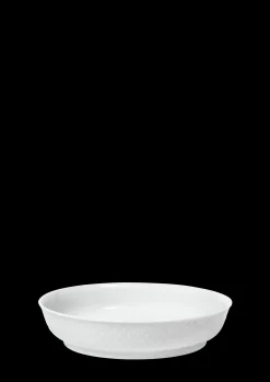 Lyngby Porcelæn Rhombe Desserttallerken Ø16 cm hvid | Køb nu