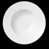Lyngby Porcelæn Rhombe Dyb tallerken Ø24.5 cm hvid | Køb her