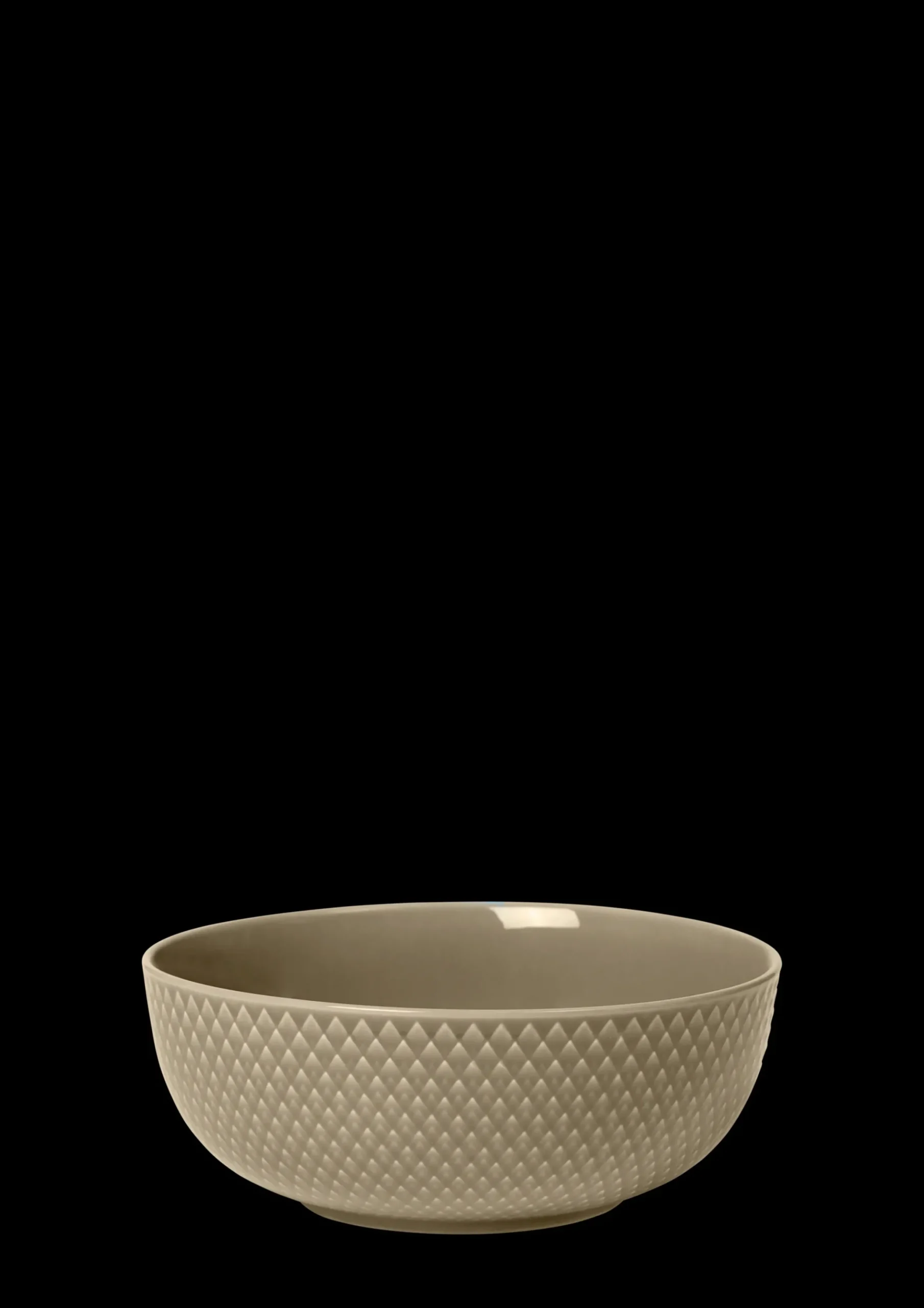 Lyngby Porcelæn Rhombe Earth Skål Ø15.5 cm clay | Køb nu