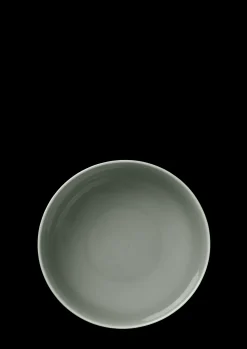 Lyngby Porcelæn Rhombe Earth Skål Ø13 cm moss | Køb nu