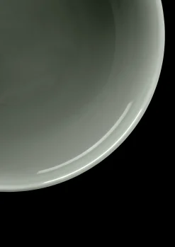 Lyngby Porcelæn Rhombe Earth Skål Ø13 cm moss | Køb nu
