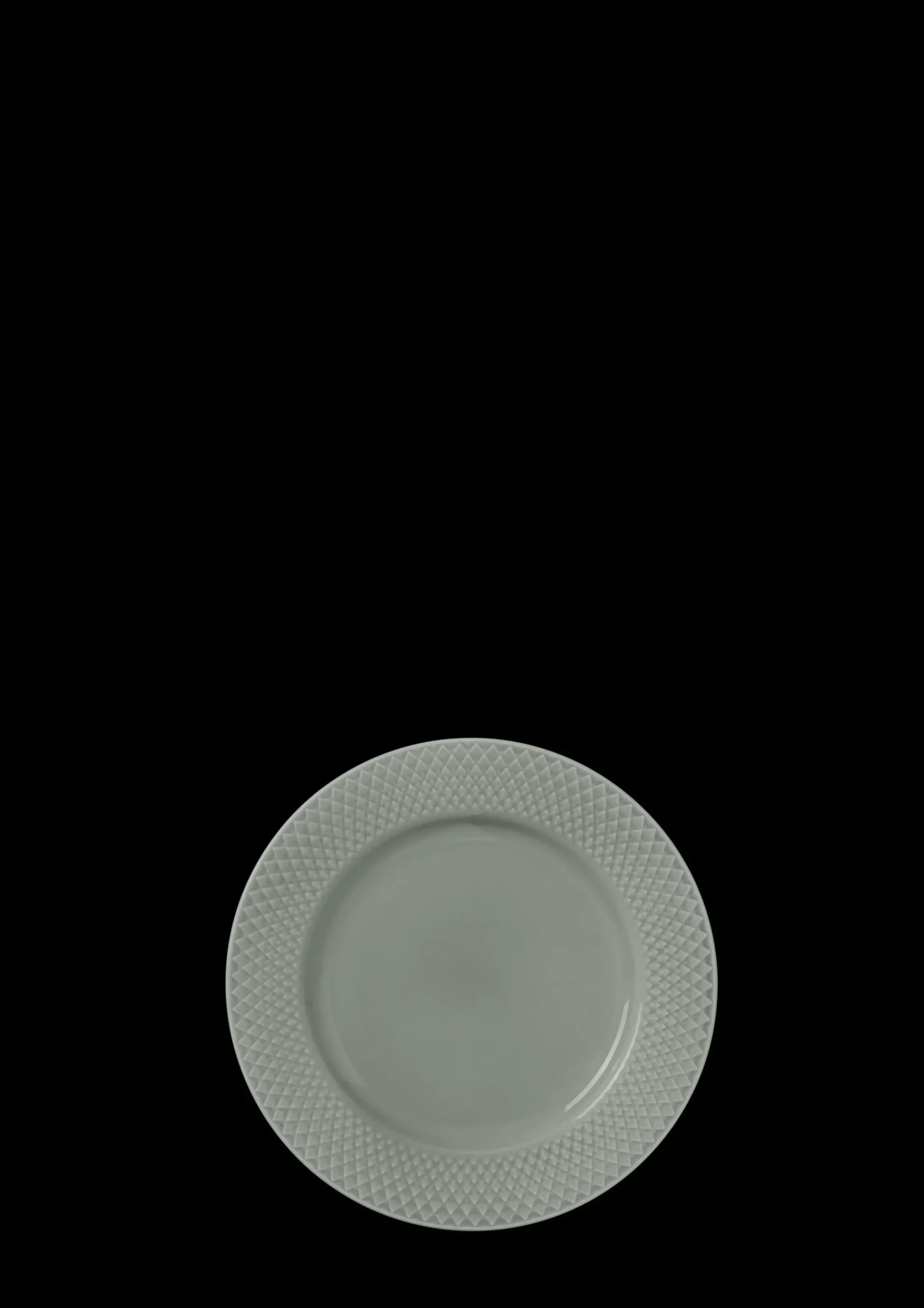 Lyngby Porcelæn Rhombe Earth Frokosttallerken Ø21 cm moss