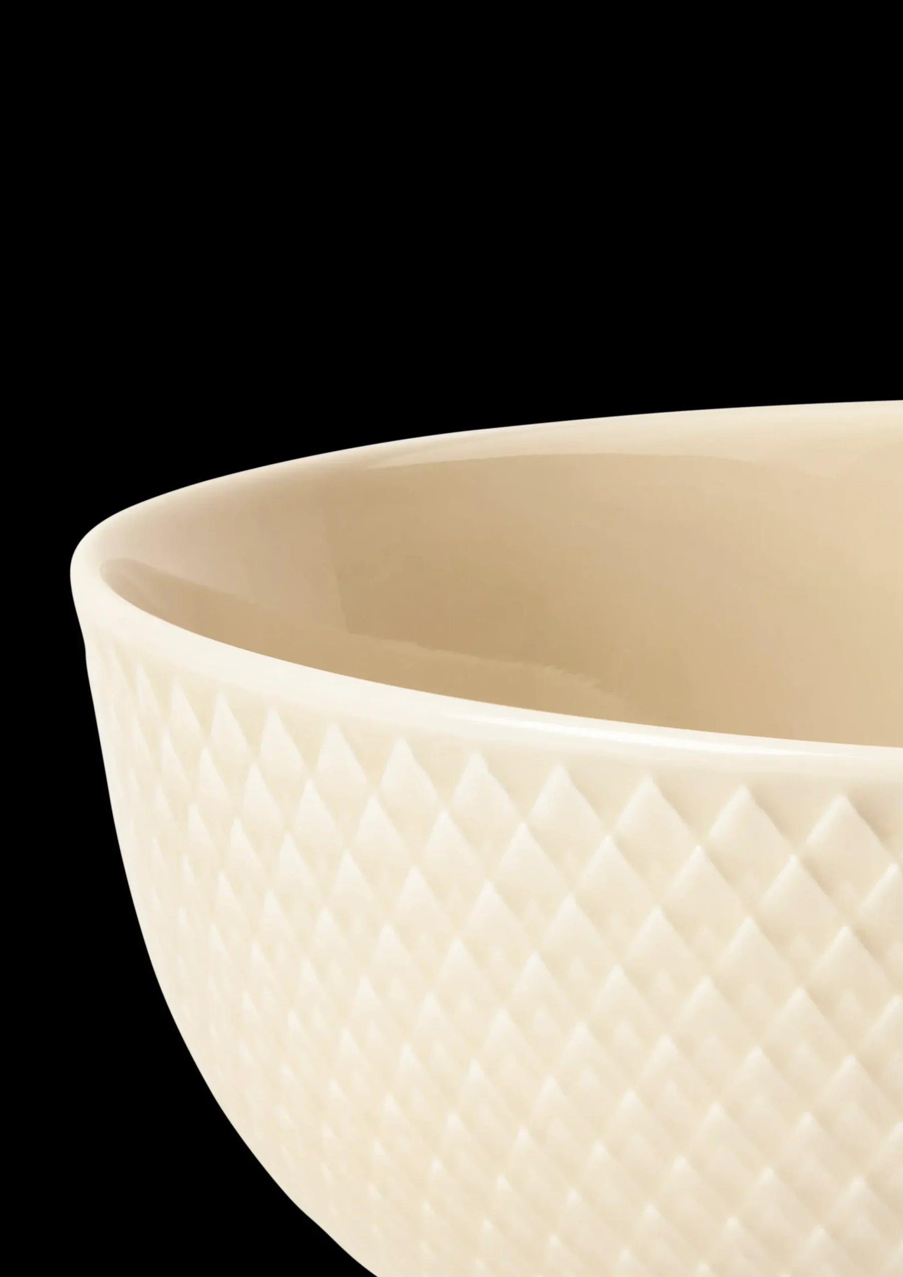 Lyngby Porcelæn Rhombe Earth Serveringsskål Ø22 cm marble