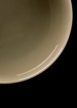 Lyngby Porcelæn Rhombe Earth Serveringsskål Ø17.5 cm clay