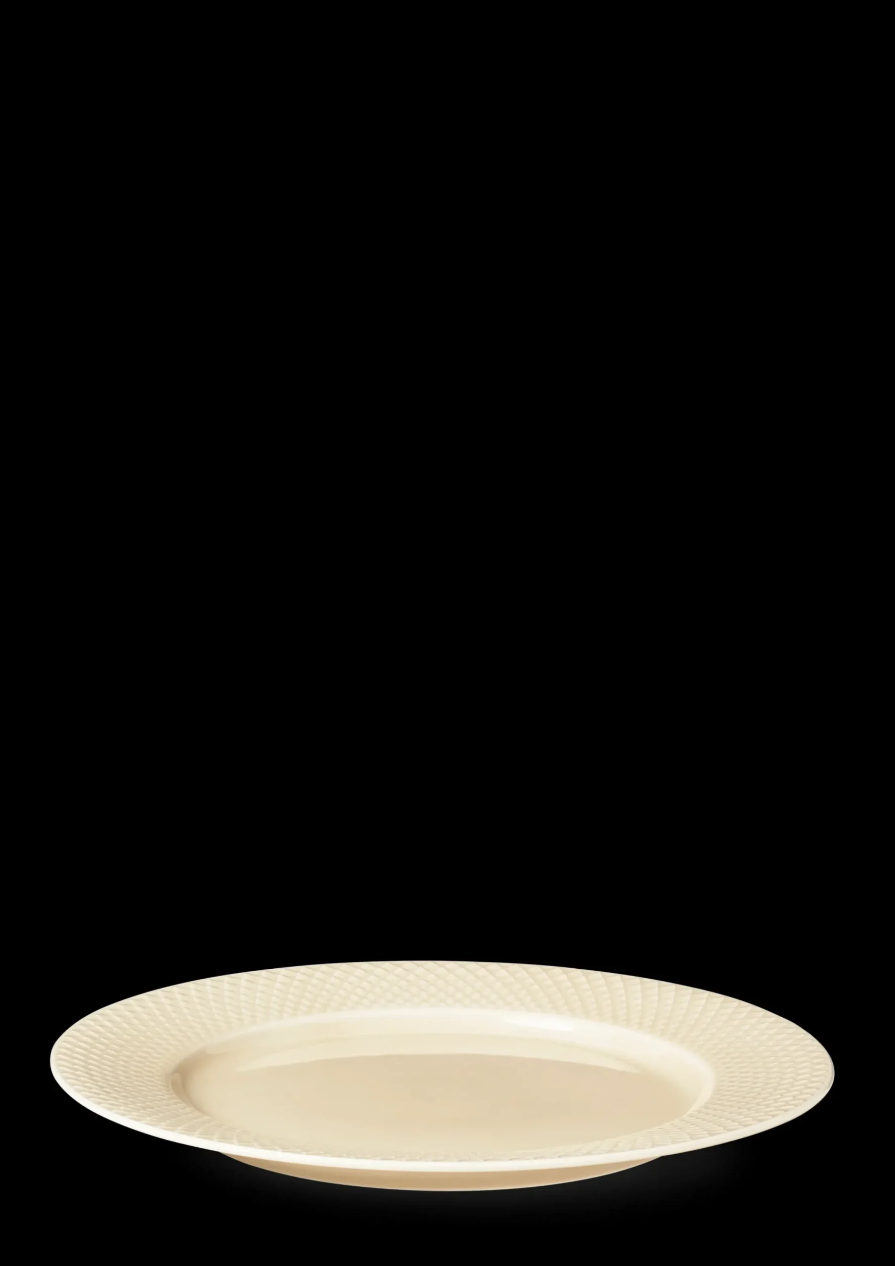 Lyngby Porcelæn Rhombe Earth Middagstallerken Ø27 cm marble