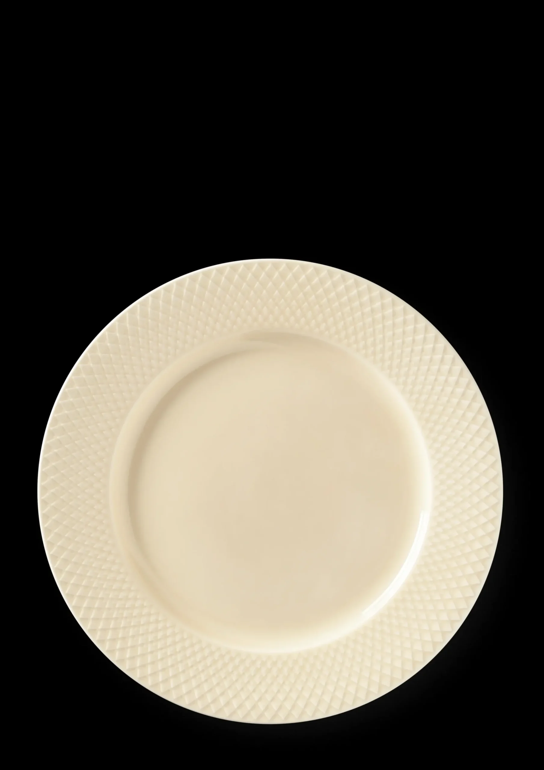 Lyngby Porcelæn Rhombe Earth Middagstallerken Ø27 cm marble