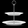 Lyngby Porcelæn Rhombe Etagere Ø27 cm hvid | Køb her