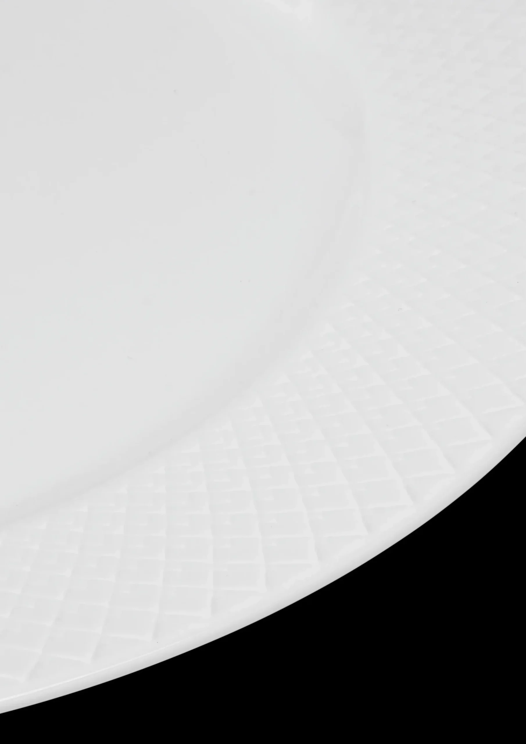 Lyngby Porcelæn Rhombe Middagstallerken Ø27 cm hvid
