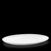 Lyngby Porcelæn Rhombe Ovalt serveringsfad 35x26.5 hvid