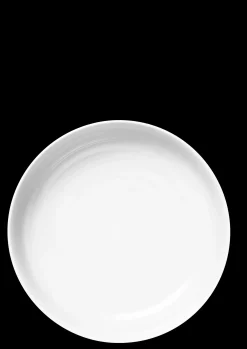 Lyngby Porcelæn Rhombe Serveringsskål Ø28 cm hvid | Køb nu