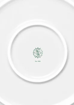 Lyngby Porcelæn Rhombe Serveringsskål Ø28 cm hvid | Køb nu