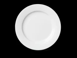 Lyngby Porcelæn Rhombe Tallerken Ø23 cm hvid | Køb her