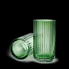 Lyngby Porcelæn Vase H15.5 cm i grøn fra serien Lyngby