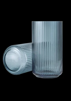 Lyngby Porcelæn Vase H31 cm i blå fra serien Lyngby