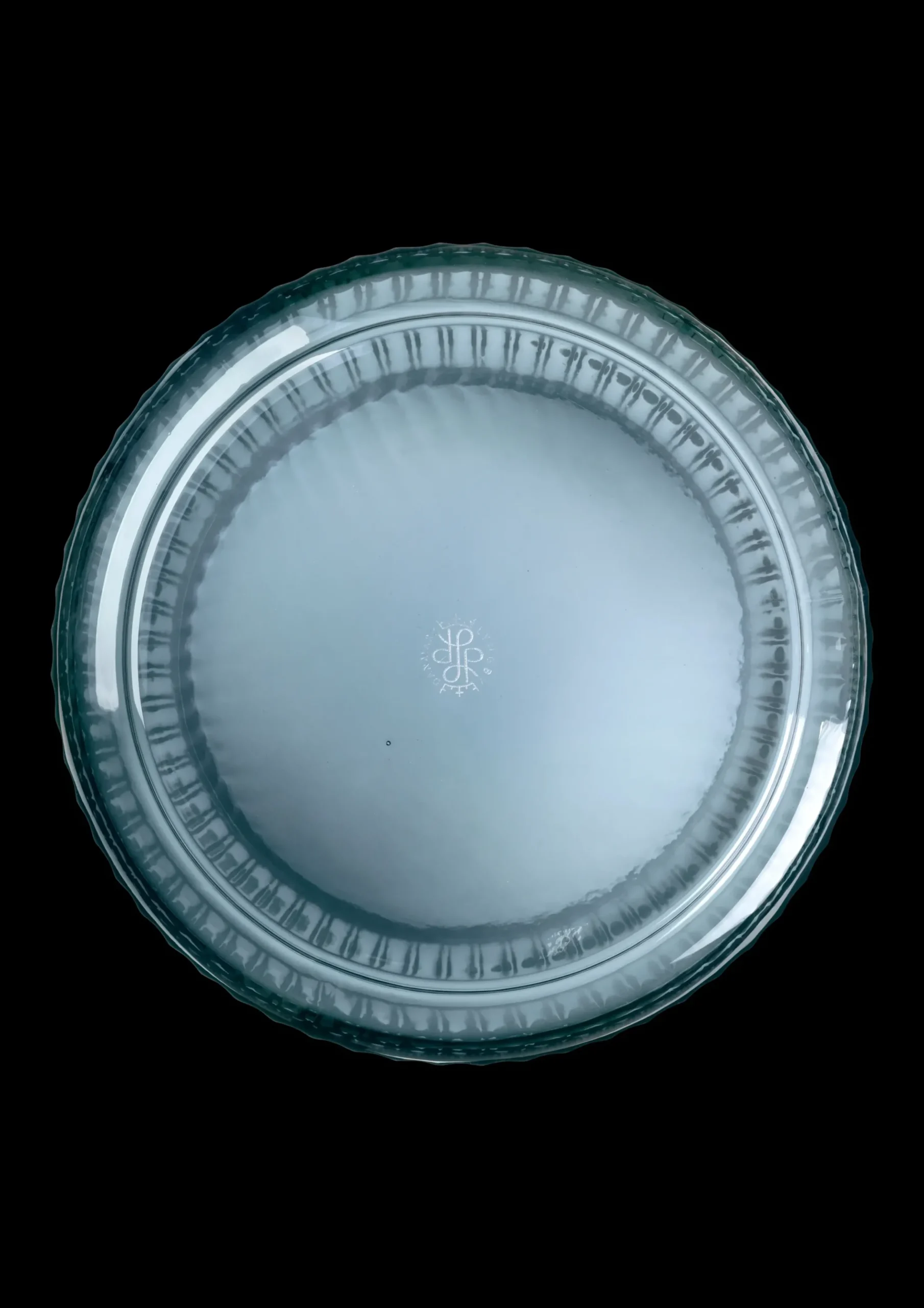 Lyngby Porcelæn Vase H38 cm i blå fra serien Lyngby