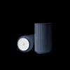 Lyngby Vase H25 midnight blue porcelæn