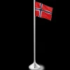 Rosendahl Bordflag norsk H35 cm i sølv fra serien Rosendahl