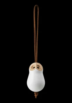 Rosendahl Forest Tales Ugle Ø4 cm blank hvid | Køb her