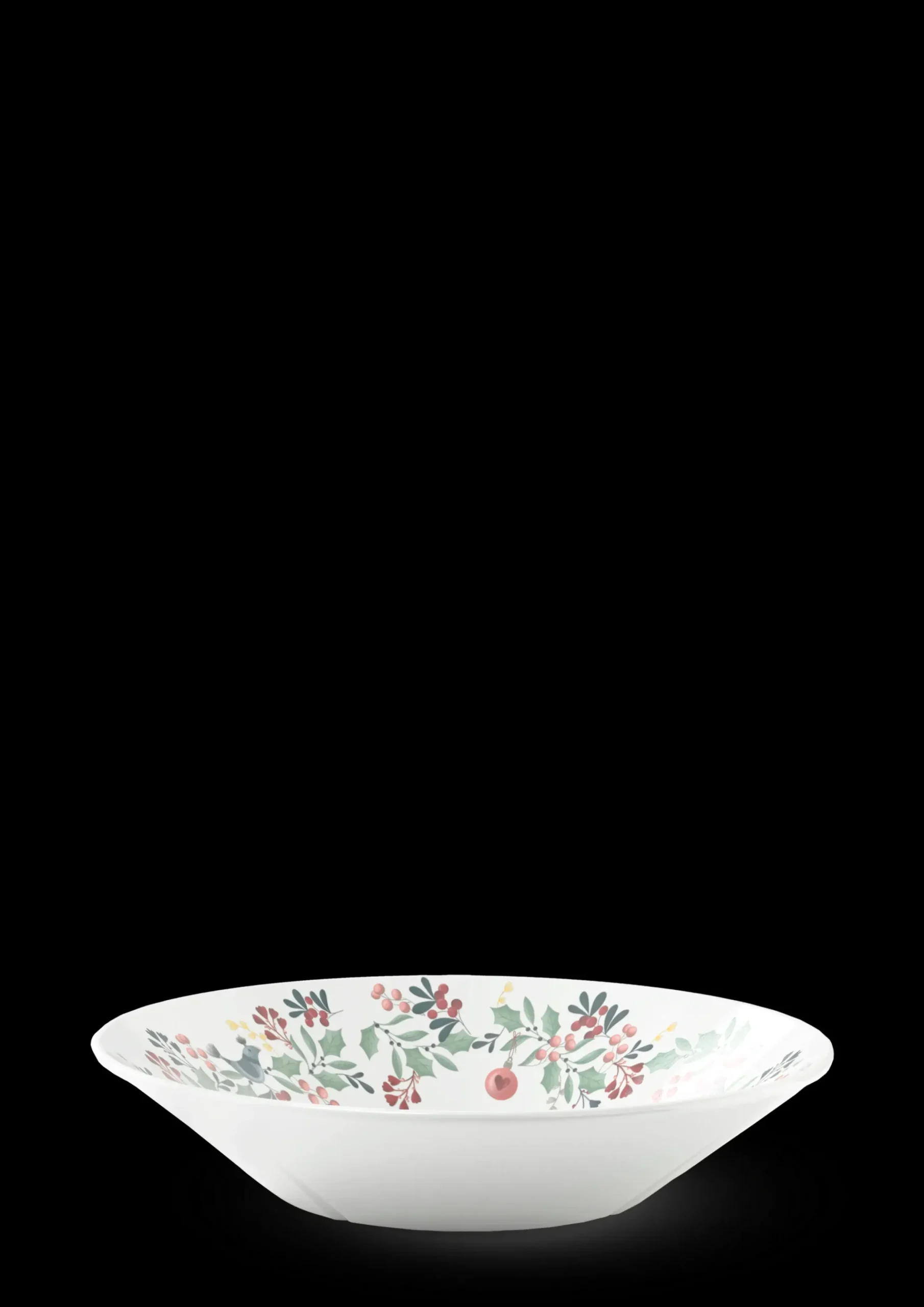 Rosendahl GC Cottage Skål Ø19 cm hvid m. deko | Køb nu