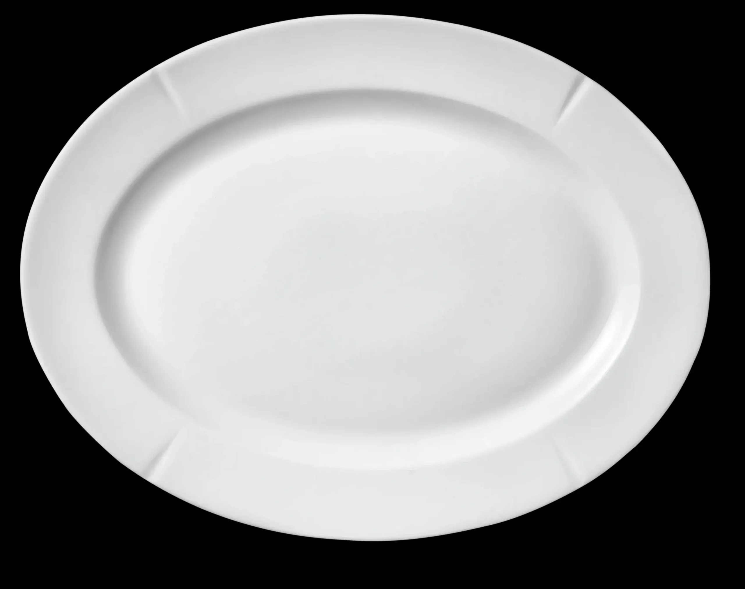 Rosendahl Oval tallerken 30x23 cm 4 stk. i hvid | Køb her